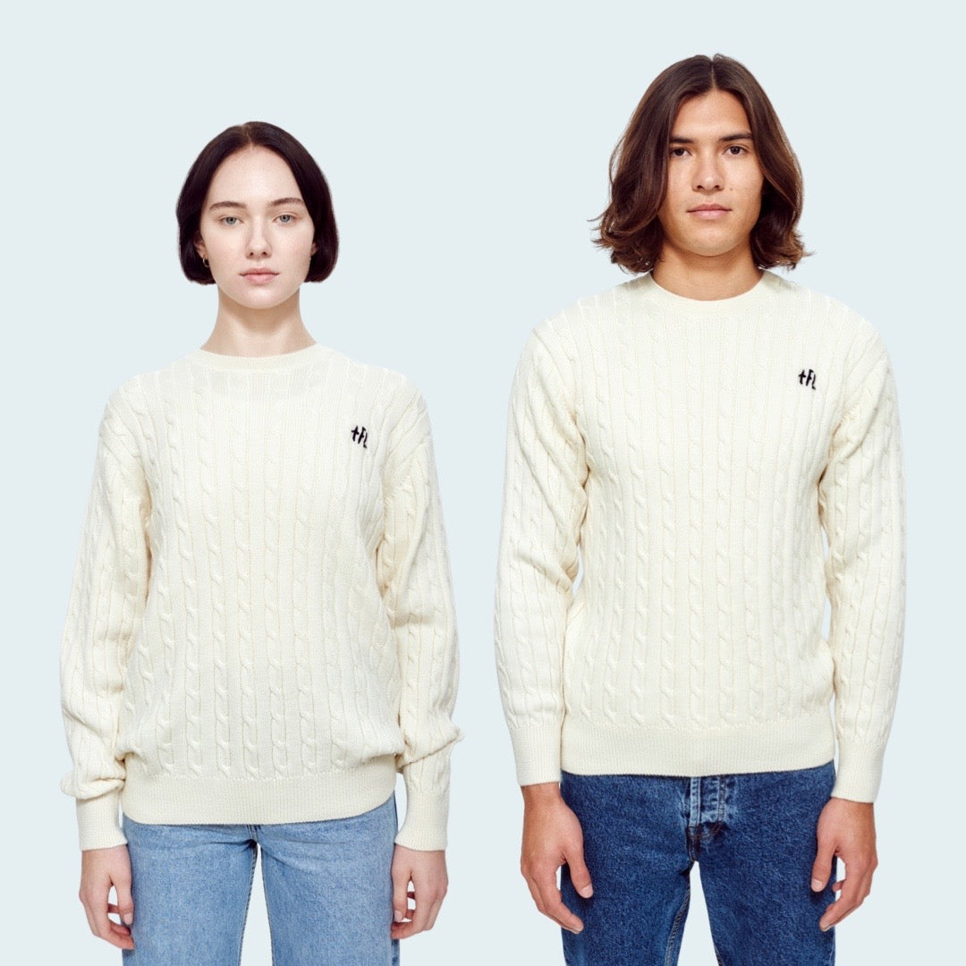 The Weekender Unisex Sweater  CREAM