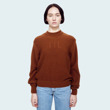 Load image into Gallery viewer, The Deuce Sweater Crop caramel fudge
