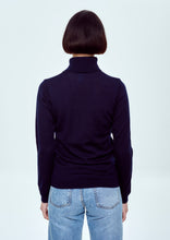 Load image into Gallery viewer, The Roll Neck Unisex Sweater  NAVY
