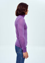 Load image into Gallery viewer, The Roll Neck Unisex Sweater PURPLE

