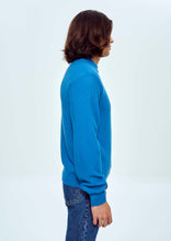 Load image into Gallery viewer, The UNISEX Deuce Cardigan AZURE
